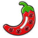 Chili Pepper Ball Marker & Hat Clip with Crystals by ReadyGOLF