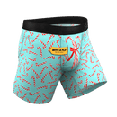 The Peppermint Pimp Canes | Candy Cane Ball Hammock® Pouch Underwear With Fly