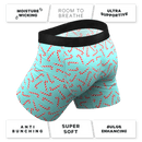 The Peppermint Pimp Canes | Candy Cane Ball Hammock® Pouch Underwear With Fly