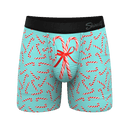 The Peppermint Pimp Canes | Candy Cane Ball Hammock® Pouch Underwear With Fly