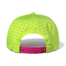 I'd Hit That Piñata Golf Hat | Snapback Cap | Built-in Magnetic Ball Marker Holder + Marker Included | Adjustable | Llama Multicolor