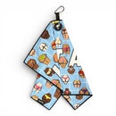 Novelty Pool Party Golf Towel | Premium Double-Sided Microfiber | Heavy-Duty Magnetic Towel with Carabiner Clip | 24 x 16 in
