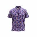 Men's Purple Haze Golf Polo | Moisture-Wicking Performance Stretch Golf Shirt