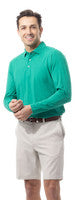 SanSoleil: Men's UPF 50 SolAir Long Sleeve Polo - 900841A