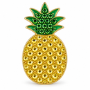 Bonjoc: Ball Marker & Hat Clip - Pineapple