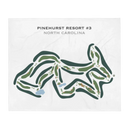 Pinehurst Resort No. 3, North Carolina - Printed Golf Courses