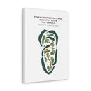 Pinehurst Resort and Country Club, The Cradle, North Carolina - Printed Golf Courses