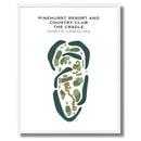 Pinehurst Resort and Country Club, The Cradle, North Carolina - Printed Golf Courses