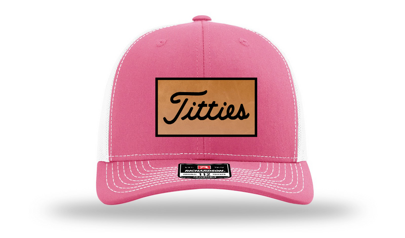Titties Snapback Trucker Hat by Patch Hats