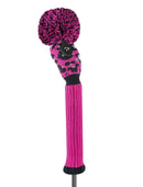 Just 4 Golf: Hybrid Headcover - Leopard - Hot Pink and Black