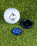 Pop Out Medallion Ball Marker - Navy