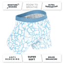 The Polar Polka | Polar Bear Scene Ball Hammock® Pouch Underwear With Fly