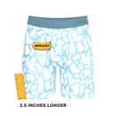 The Polar Polka | Polar Bear Scene Long Leg Ball Hammock® Pouch Underwear With Fly