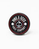 Pop Out Medallion Ball Marker - Black