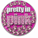 Pretty In Pink Crystal Ball Marker & Hat Clip by ReadyGOLF
