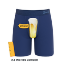 The Proper Pint | Beer Glass Long Leg Ball Hammock® Pouch Underwear With Fly