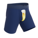 The Proper Pint | Beer Glass Long Leg Ball Hammock® Pouch Underwear With Fly