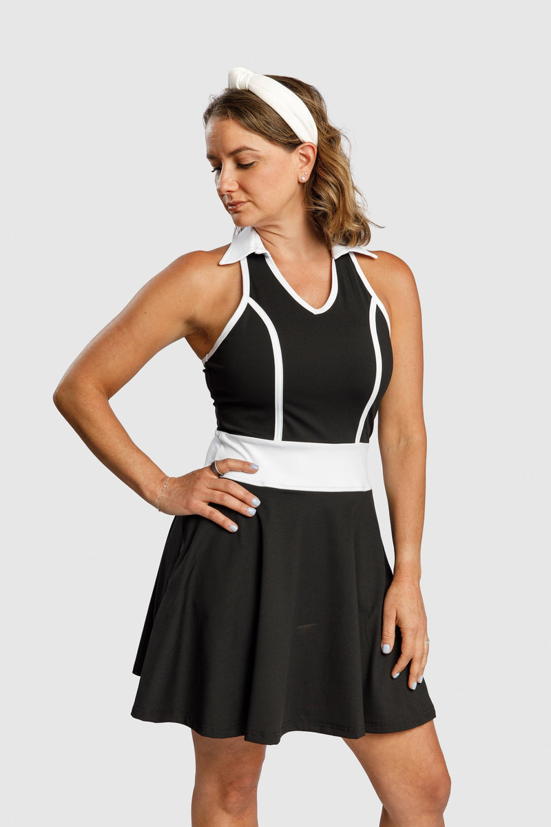 Vita Contrast Dress by Calliope Golf