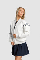 Farrah Retro Bomber Jacket by Calliope Golf