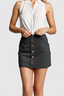 COEUR Full Button Down Sleeveless Polo by Calliope Golf