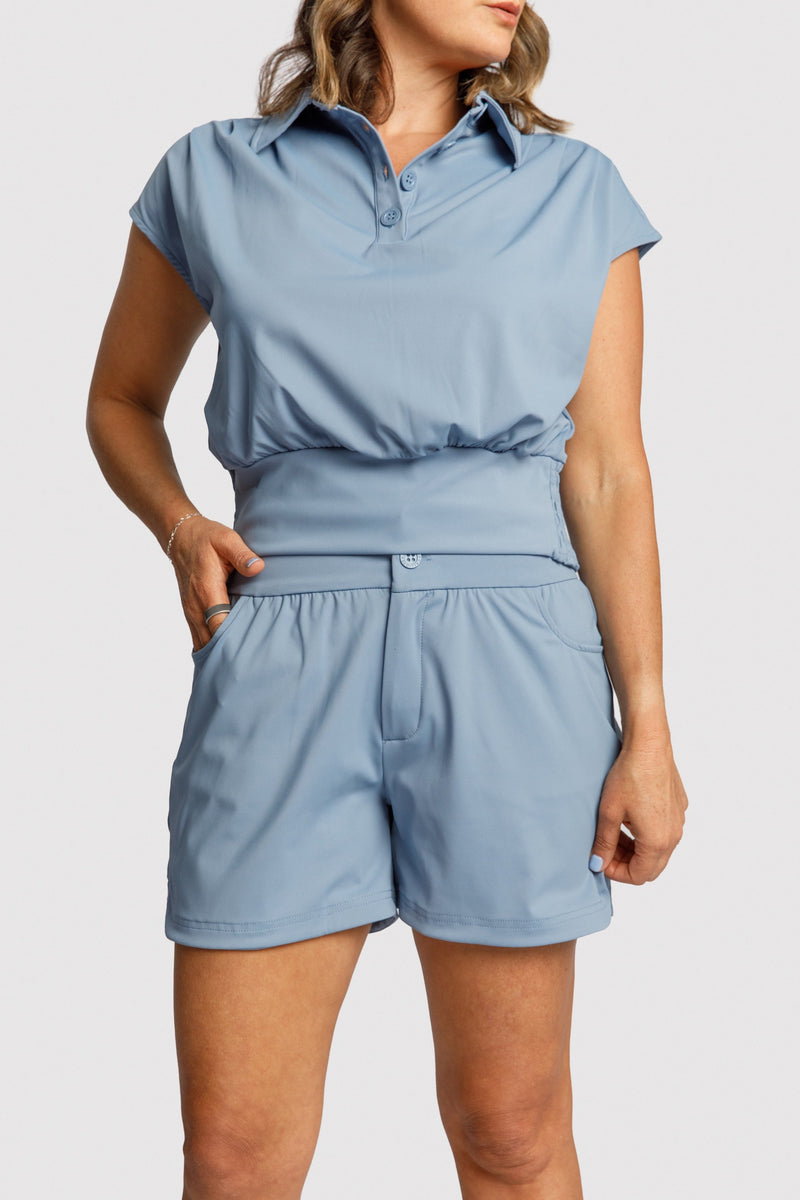 Amelia Cap Sleeve Top by Calliope Golf
