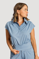 Amelia Cap Sleeve Top by Calliope Golf