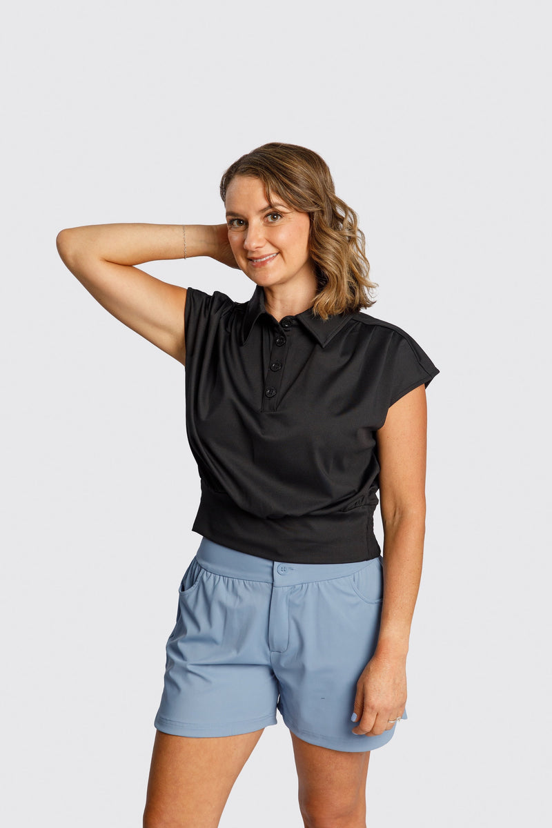 Amelia Cap Sleeve Top by Calliope Golf