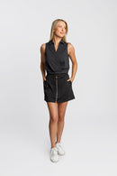 Gia Full Zipper Skirt by Calliope Golf