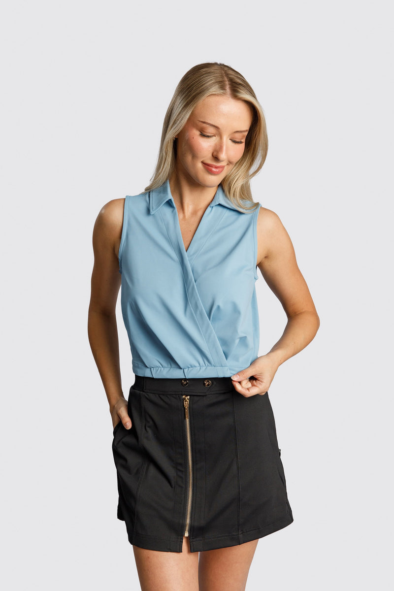 Amelia Wrap Polo by Calliope Golf