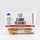 Original Caddy Classics Tees | 50 Slender bamboo 3¼ Inch Golf Tees