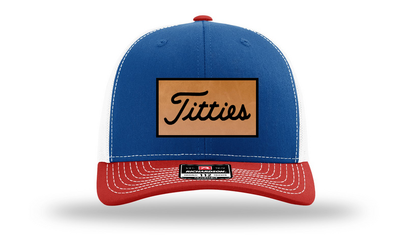 Titties Snapback Trucker Hat by Patch Hats
