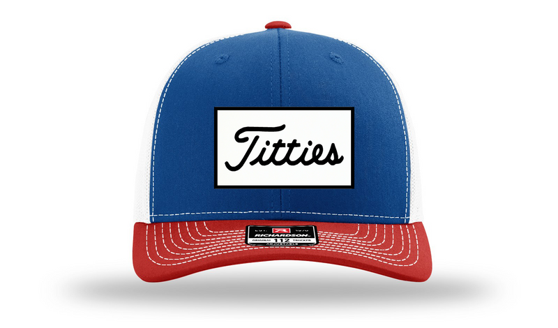 Titties Snapback Trucker Hat by Patch Hats