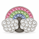 Bonjoc: Ball Marker & Hat Clip - Rainbow with Clouds