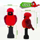 Cardinal Driver Headcover with Long Neck Sock
