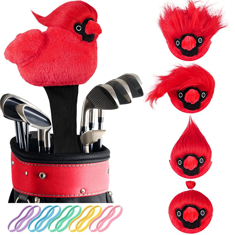 Cardinal Driver Headcover with Long Neck Sock