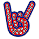 Rock On Hand Gesture Crystal Ball Marker &amp; Hat Clip by ReadyGOLF