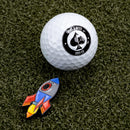 Pins and Aces - Rocket Emoji Ball Marker