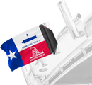 State Flag Texas Don't Tread 12"x18" Forever Wave Flag for Boats