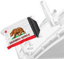 State Flag California 12"x18" Forever Wave Flag for Boats