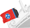 State Flag Tennessee 12"x18" Forever Wave Flag for Boats