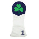 Smathers & Branson: Shamrock Needlepoint Driver Headcover (White)
