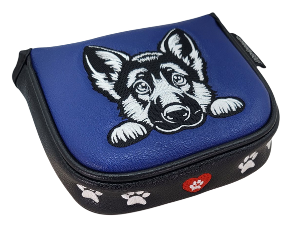 German Shepherd Embroidered Putter Cover by ReadyGOLF  -  Mallet