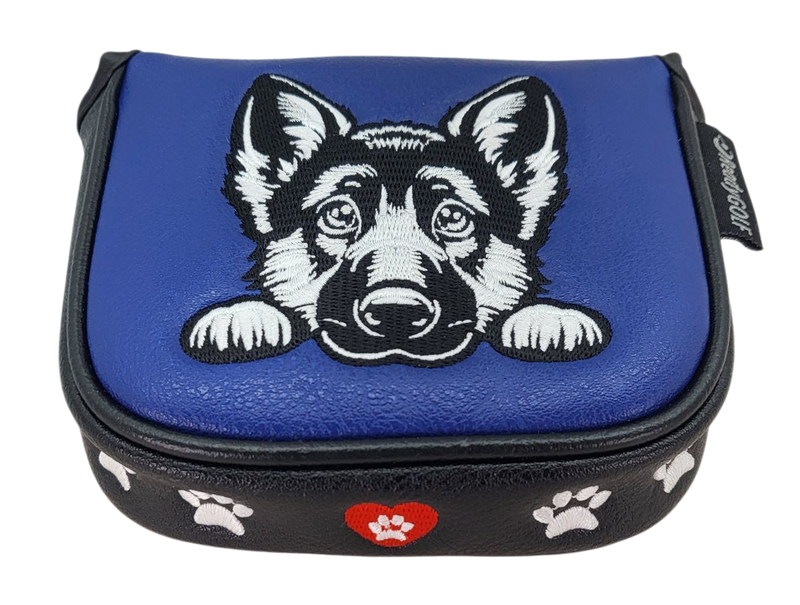 German Shepherd Embroidered Putter Cover by ReadyGOLF  -  Mallet