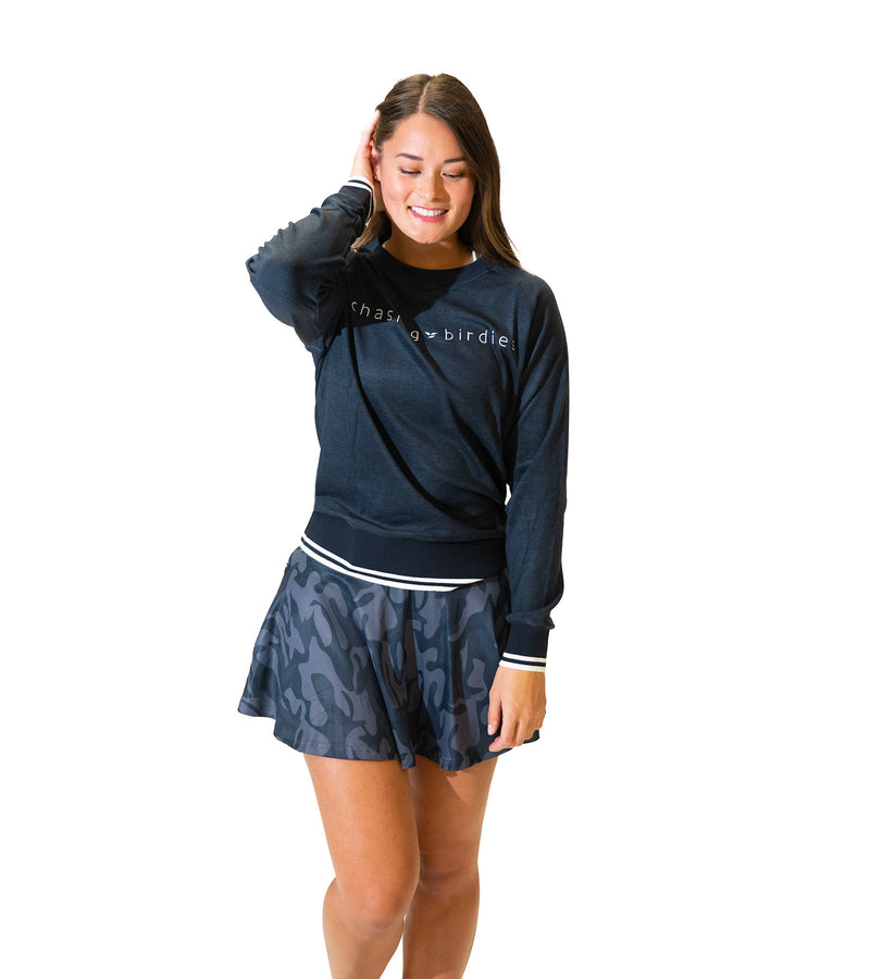 Chasing Birdies Varsity Sweatshirt by Calliope Golf