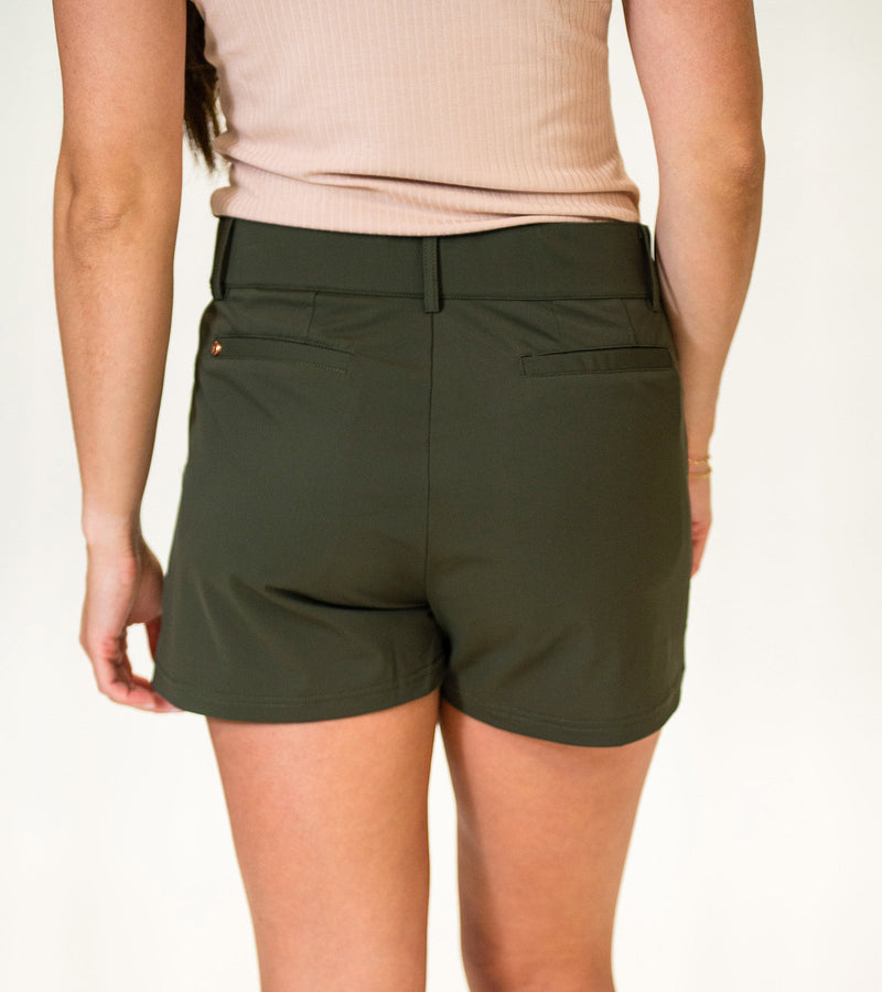 The Rae Pleated Shorts by Calliope Golf