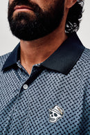 Labyrinth Polo - Navy / Western Sky