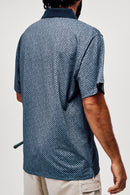 Labyrinth Polo - Navy / Western Sky