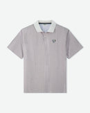 Labyrinth Polo - Grey / White