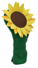 Golden Sunflower Embroidered Driver Headcover by ReadyGOLF