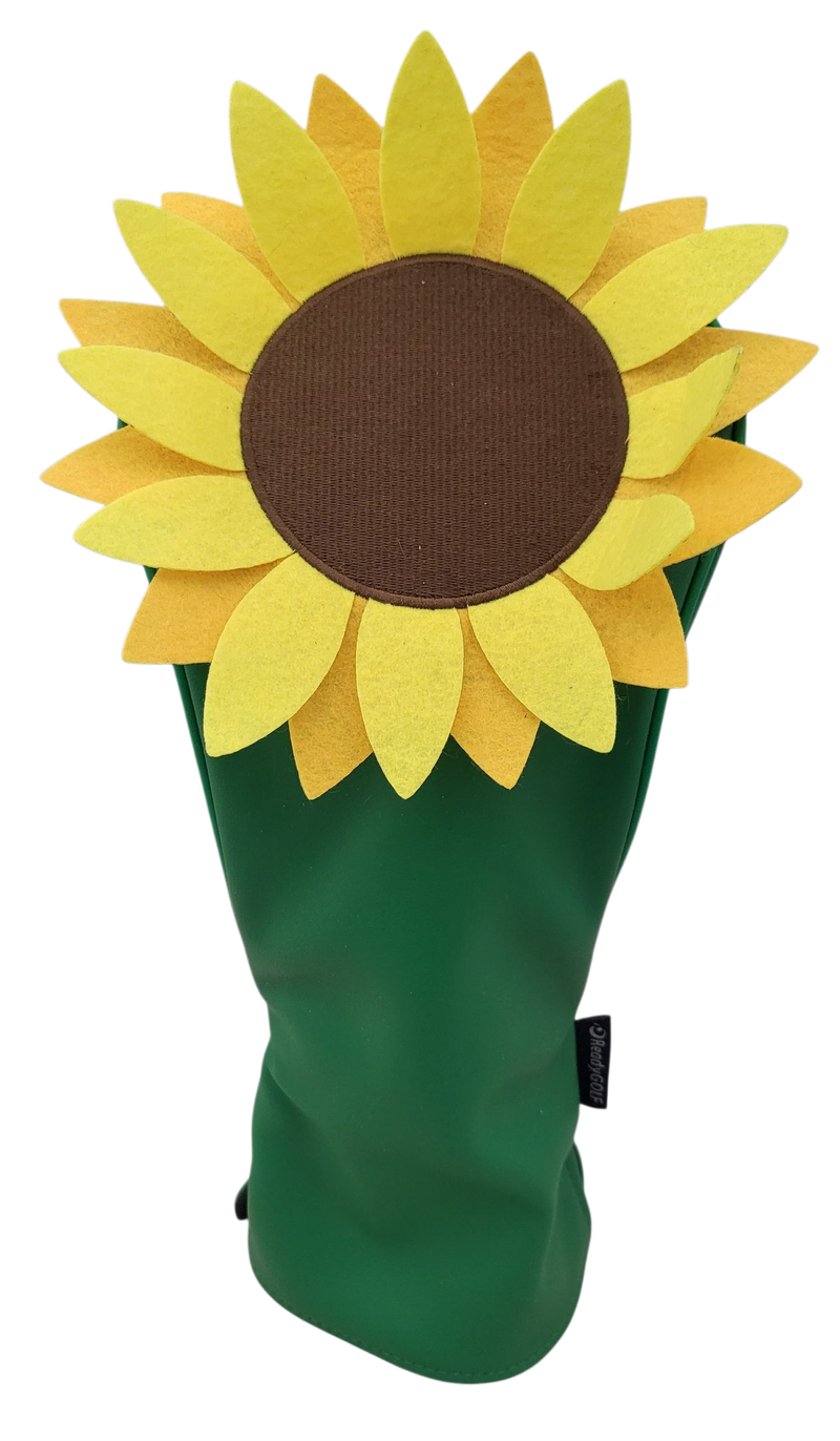 Golden Sunflower Embroidered Driver Headcover by ReadyGOLF